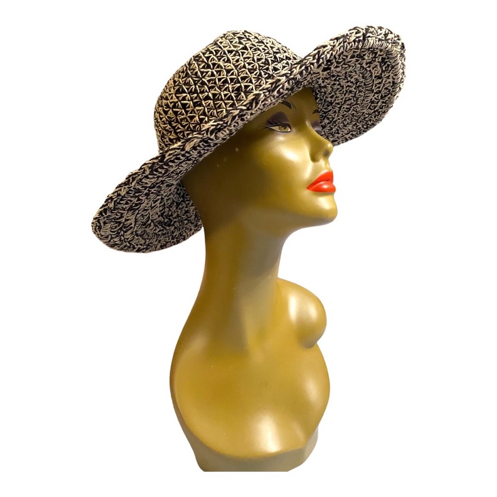 Beautiful Woven Hat with Wire Brim